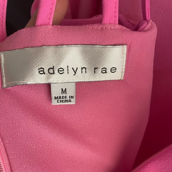 Adelyn Rae Light Pink Strappy Back Fit & Flare Dress Size M - Picture 9 of 9